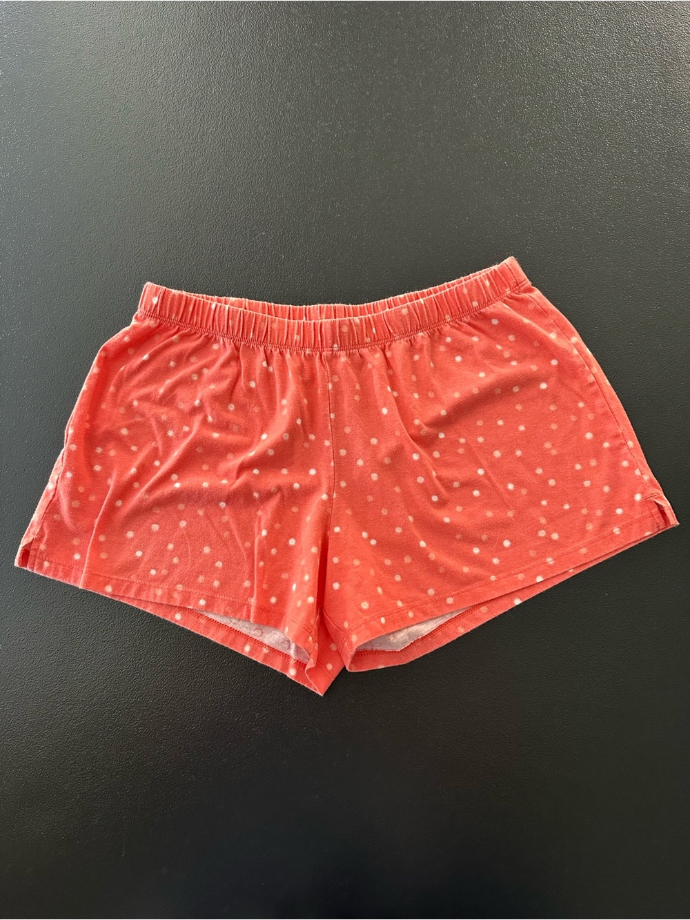 Women’s Sonoma Orange & White Polka Dot Pajama Shorts Size S - Picture 2 of 5